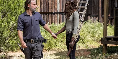 The Walking Dead season 8 Rick and Michonne