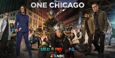 Chicago Fire Chicago Med Chicago PD key art - One Chicago 2024