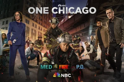 Chicago Fire Chicago Med Chicago PD key art - One Chicago 2024